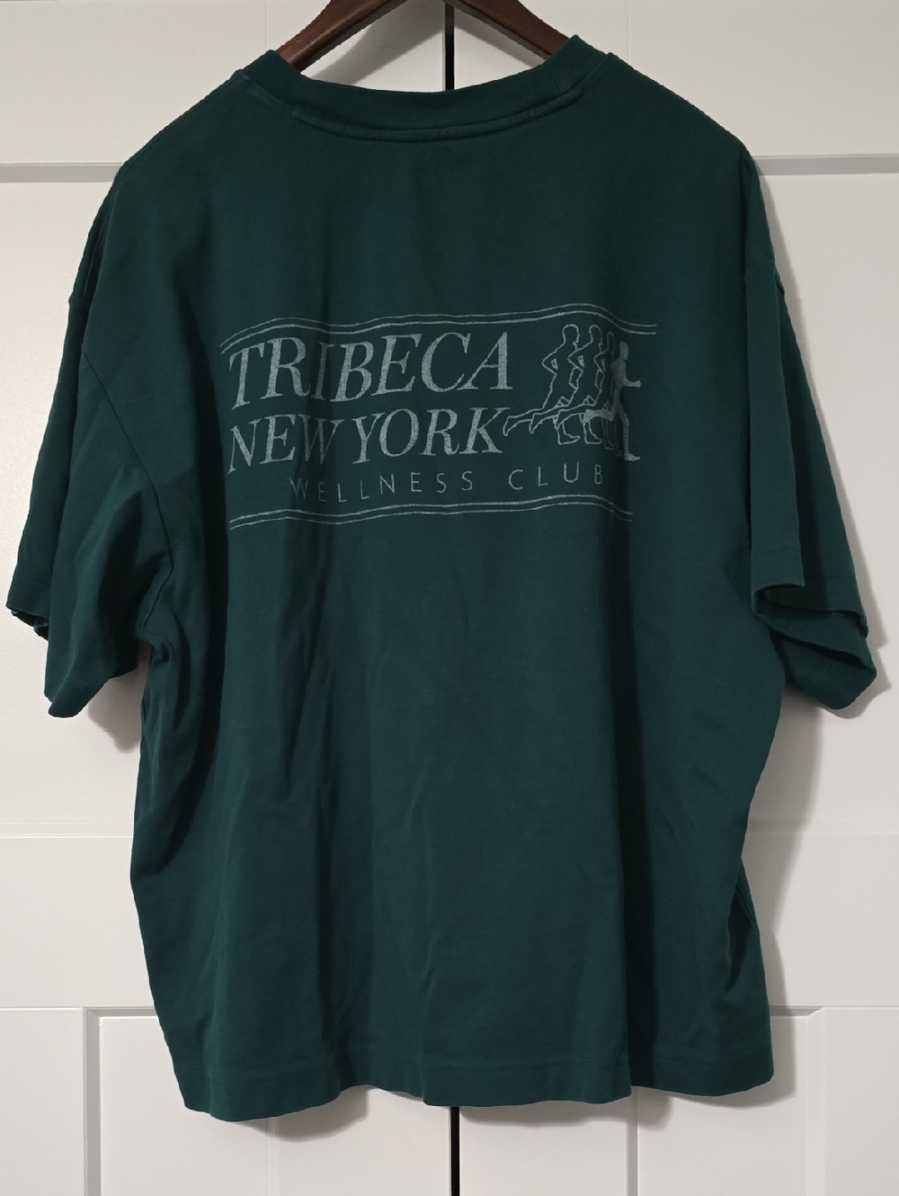 Ambercrombie & Fitch YPB Forest Green Men's Short-Sleeve Crop T-Shirt - Picture 3 of 3